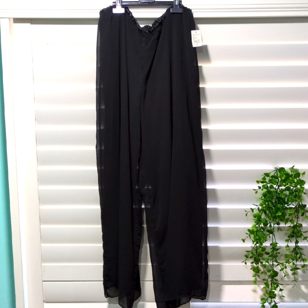 NWT Lane Bryant Black Sheer Pants